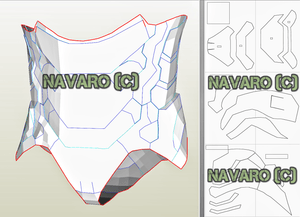 easy pepakura iron man helmet IRON MAN MK 46 (Foam Template)