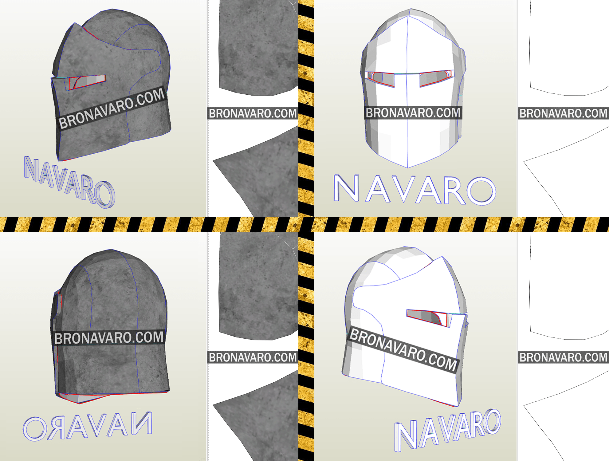 Knight Cosplay Armor Template - Larp Plate Armor Pepakura – NAVARO