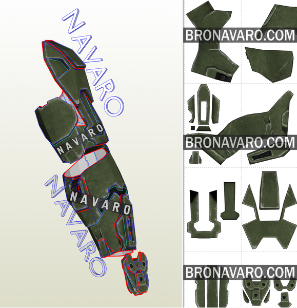 Load image into Gallery viewer, Halo Spartan Armor Forearm
