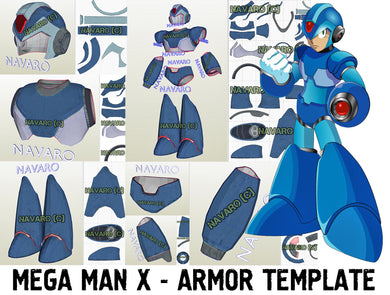 mega man armor template