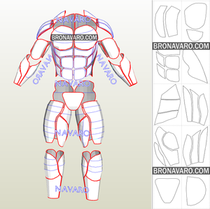 Muscle Suit Pepakura Template