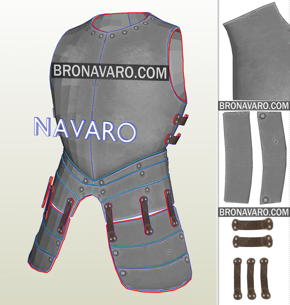 Load image into Gallery viewer, Plate Armor Eva Foam Templates
