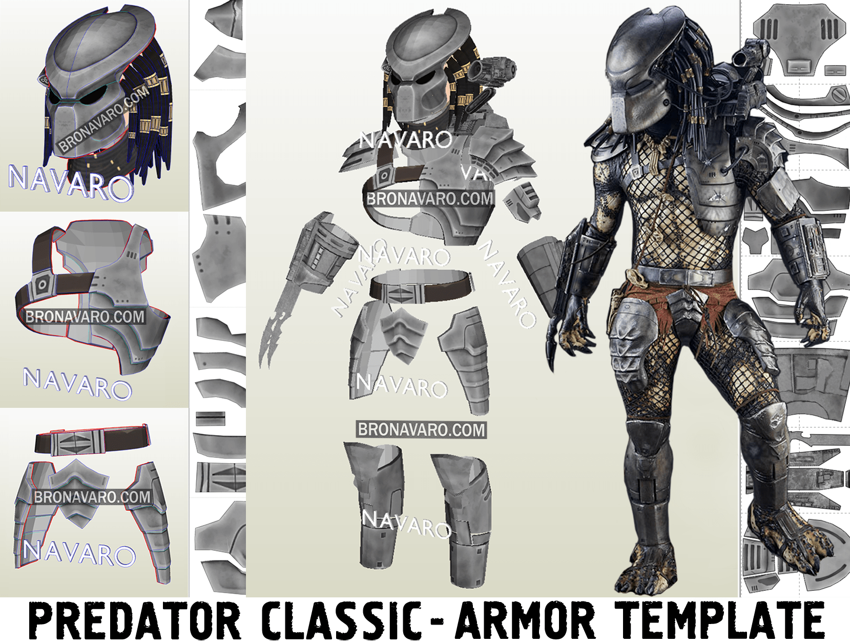3d Model Of Predator Pepakura 3d Model Pepakura Predator PAPERMAU: