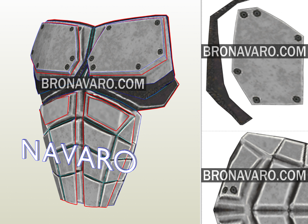 Load image into Gallery viewer, Red Hood Armor Chest Plate Pepakura
