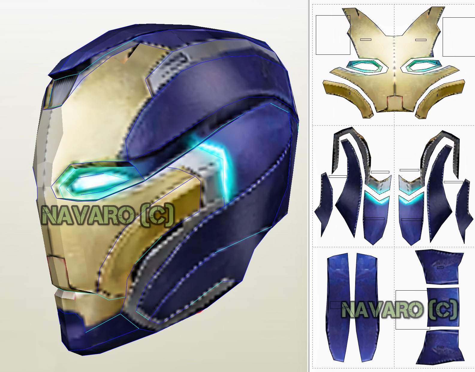 Pepper Potts - RESCUE ( Foam Template )