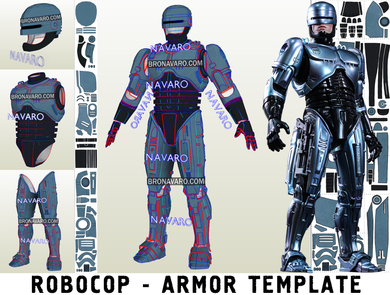 Robocop Armor Pepakura Template