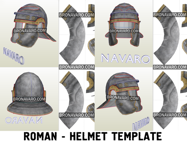 Load image into Gallery viewer, Roman Legionary Helmet Pepakura
