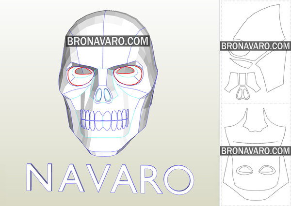 Load image into Gallery viewer, Skull Mask PDO
