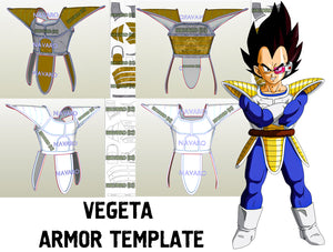 vegeta armor template