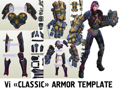 vi armor template
