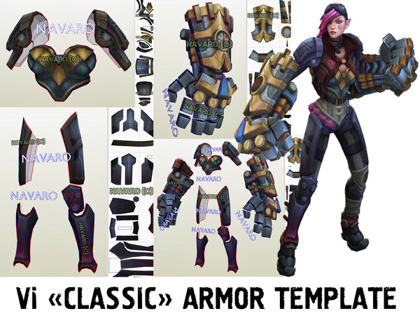 Load image into Gallery viewer, vi armor template
