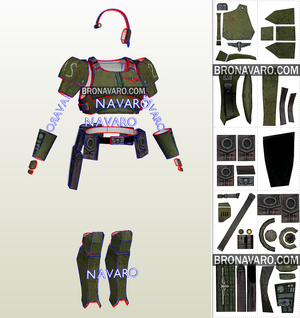 Warhammer Imperial Guard Flak Armor Cosplay Pattern