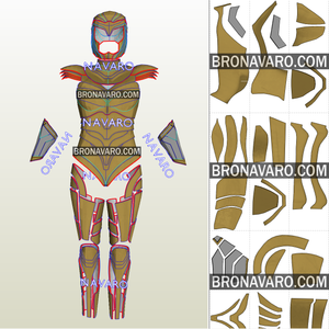 Wonder Woman Golden Eagle Cosplay Template