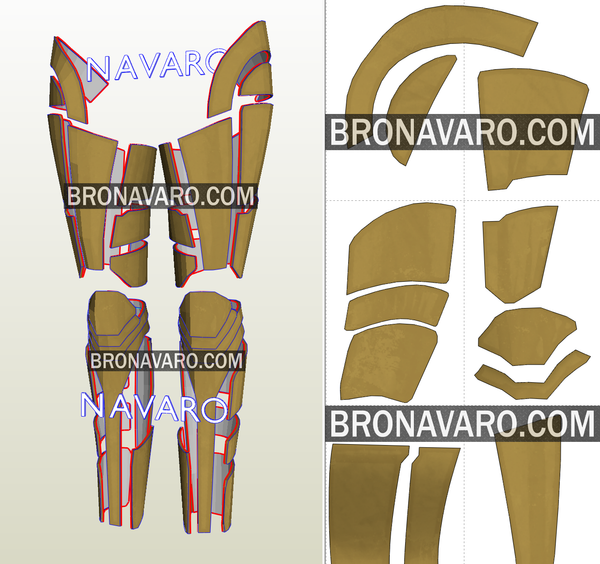 Load image into Gallery viewer, Wonder Woman Golden Eagle Legs Cosplay Pattern

