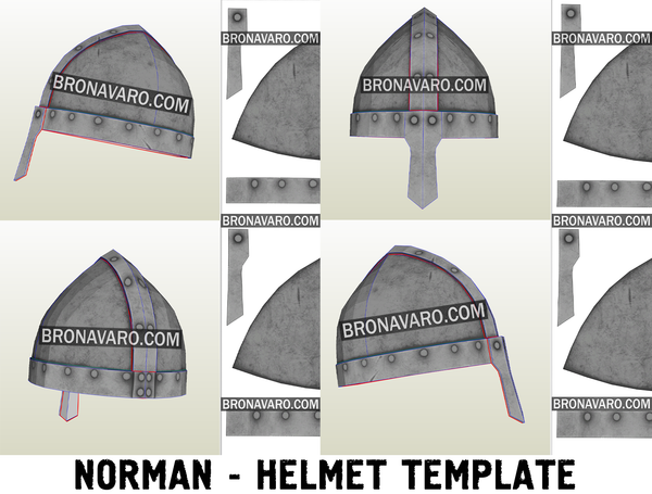 Load image into Gallery viewer, Larp Helmet Template
